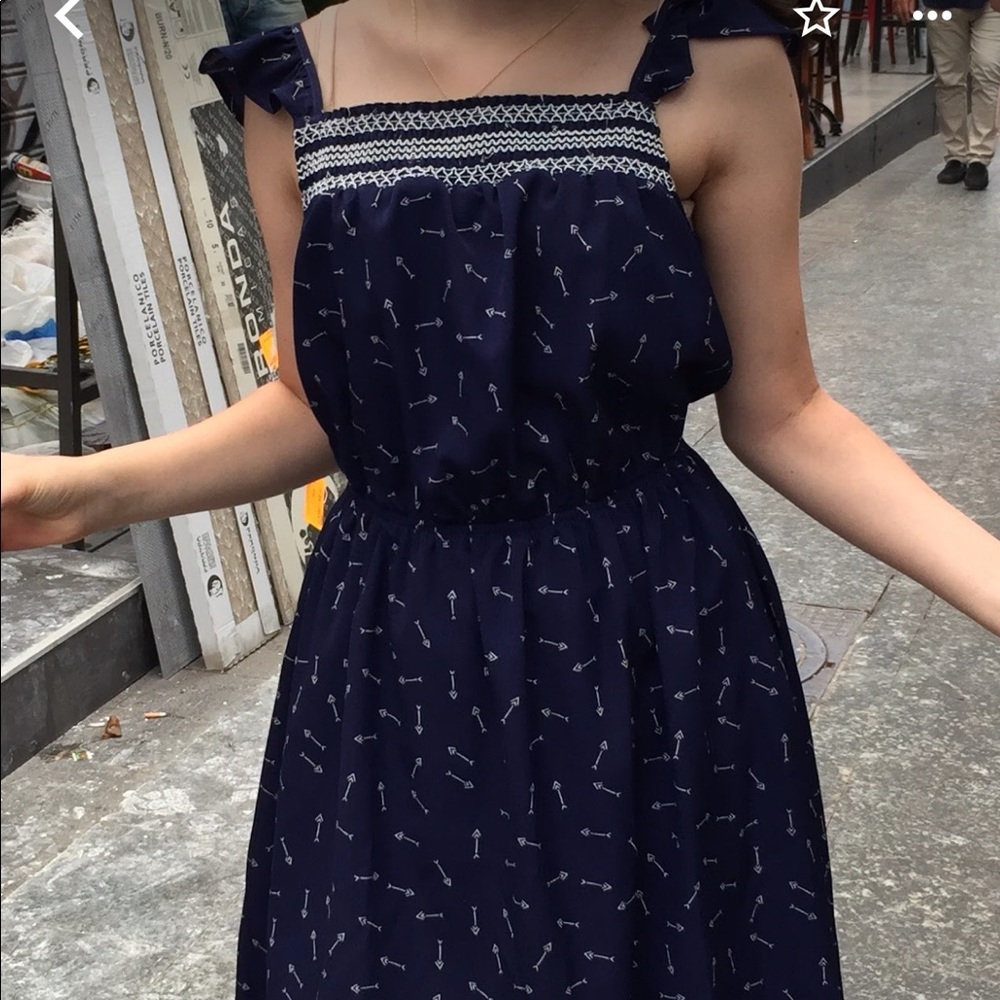 Navy blue Anchor dress